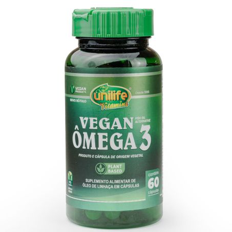 ÔMEGA 3 VEGAN 480MG 60 CAPSULAS UNILIFE
