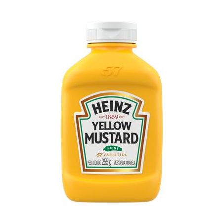Mostarda Amarela Heinz Squeeze 255gr