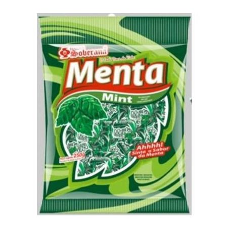 Bala dura luxo menta soberana 600g