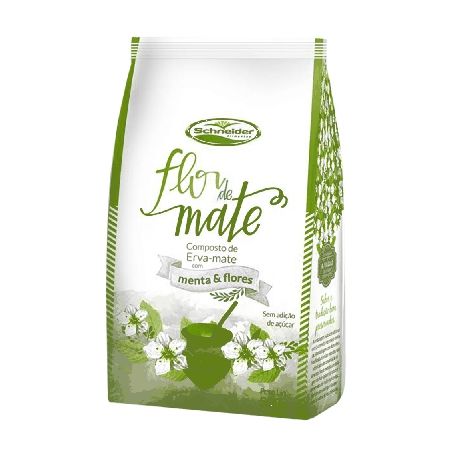 Erva Mate Schneider Menta/Flores Pacote 500g 