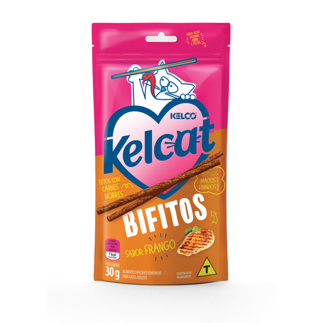 Raçao Kel Cat Bifinhos 30g Frango