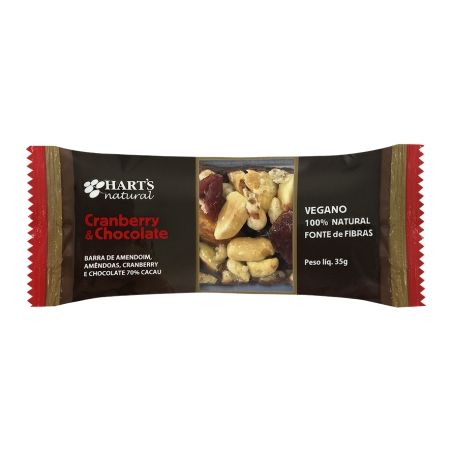 Barrinha Harts Nuts 25g Cranberry/Choc