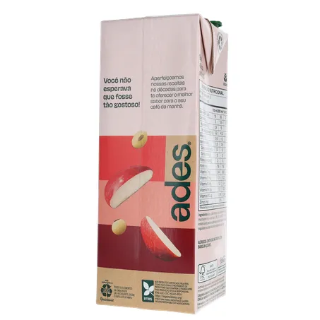 Bebida Base Soja Ades Frutas Maça 1l 360-20