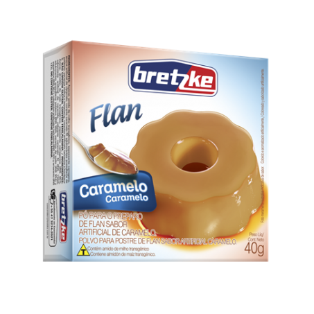 Pó flan caramelo bretzke 40g