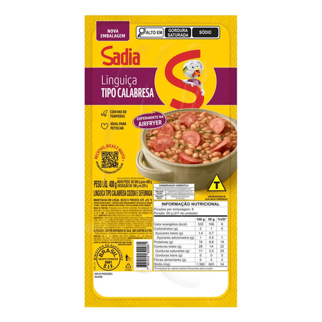 Linguiça Sadia Tipo Calabresa 400g