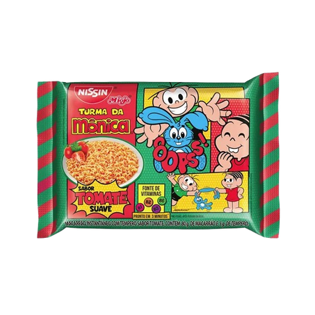Lámen nissin turma da mônica tomate 85g