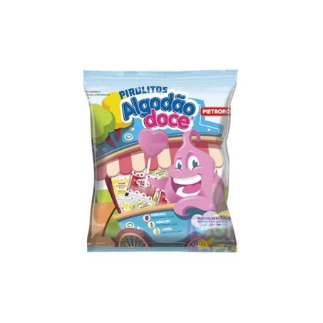 Pirulito pietrobon algodao doce 190g