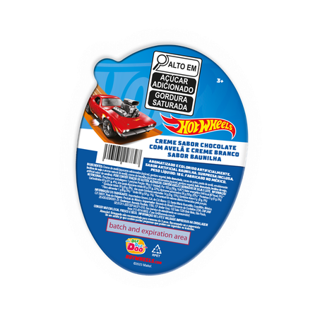Ovo Creme Hot Wheels 18g