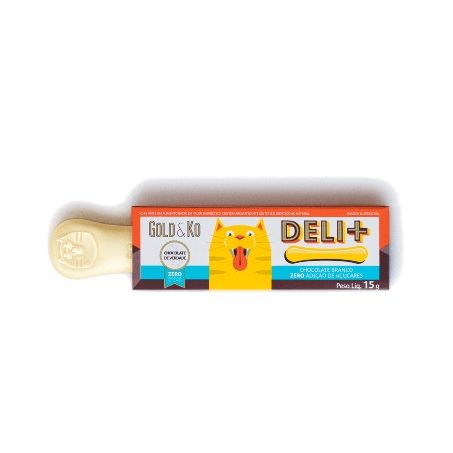 Chocolate goldko deli branco zero acucar 15g