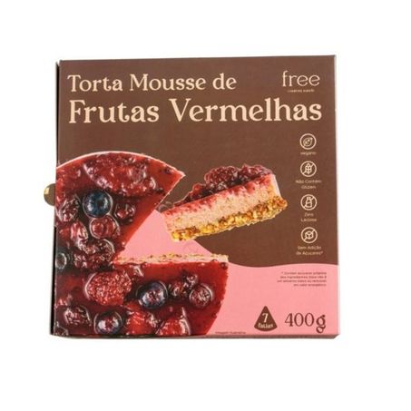 Cheescake Frutas Vermelhas Free Kitchen 400g