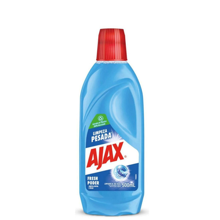 LIMPADOR AJAX FRESH LIMPEZA PESADA BLUE 500ML