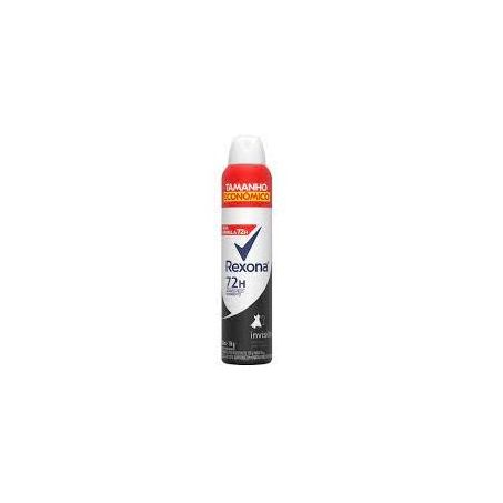 Desodorante aerosol rexona invisible feminino 200ml