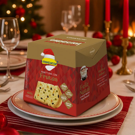 PANETTONE LOWÇÚCAR GOTAS CHOCOLATE ZERO 400G 360-1