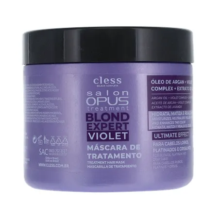 Creme de tratamento salon opus desamarelador 400g 360-32