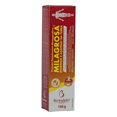 POMADA MILAGROSA MORINGA E AÇAFRÃO 150G BIO INSTINTO