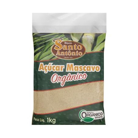 Açúcar Mascavo Orgânico Santo Antônio Pacote 1KG