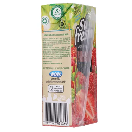 BEB.SUFRESH 200ML MORANGO 360-12