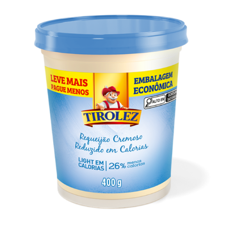 Requeijão Light Tirolez 400g
