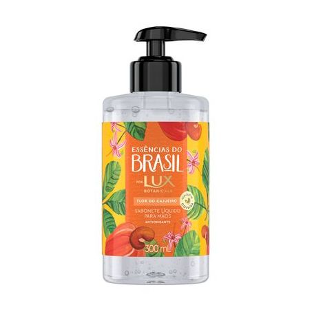 Sabonete Líquido Para As Mãos Flor Do Cajueiro Lux Botanicals Essências Do Brasil Frasco 300ML
