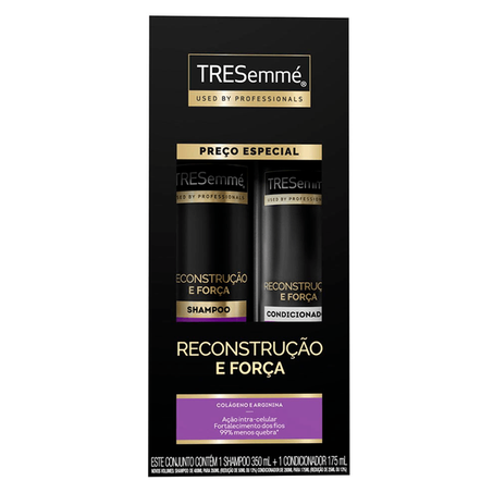 Kit treseme recontrução e força shampoo350ml e condicionador175ml