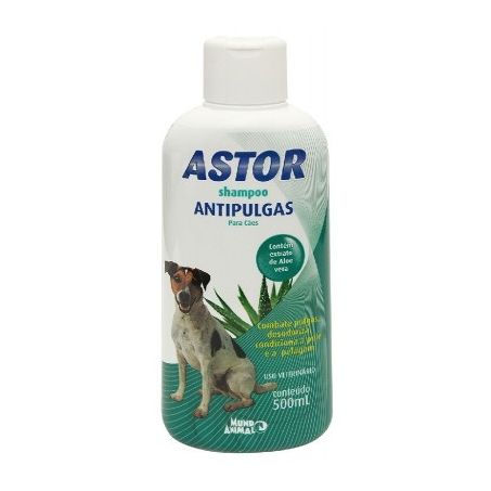 Shampoo para Cães Astor Antipulgas Frasco 500ml