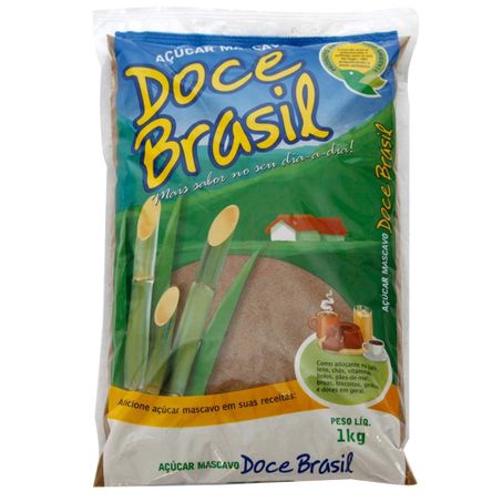 ACUCAR MASCAVO DOCE BRASIL 1KG