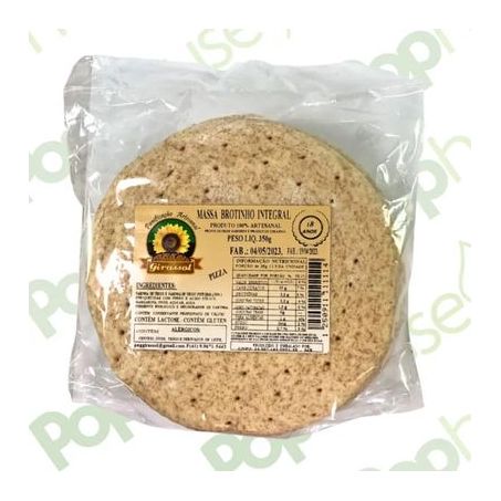 MASSA P/PIZZA BROTINHO INTEGRAL 350G