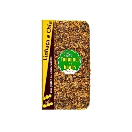 TORRONE DE LINHACA E CHIA 32G DONA MARY