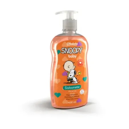 Sabonete Liq Cottonbaby 400ml Snoopy Glicerinado
