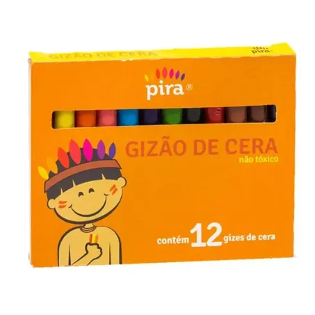 Giz de cera piratininga gizao c/12un