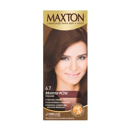 TINTURA CREME CHOCOLATE EMBELLEZE MAXTON 6.7      