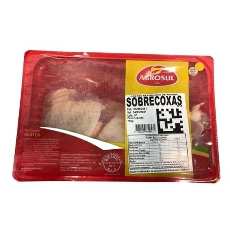 Sobrecoxa agrosul 700g atm