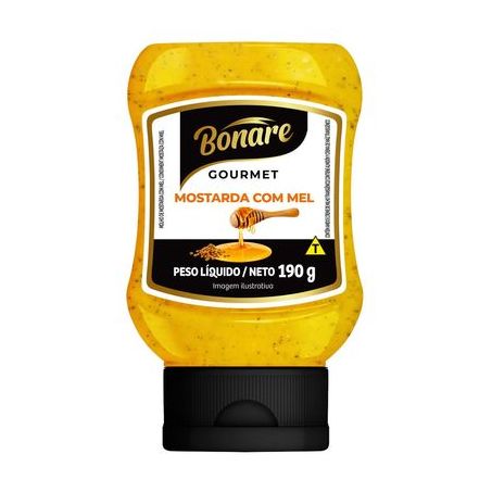 Mostarda Bonare Gourmet Com Mel 190ml