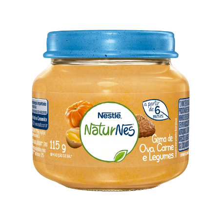 PAPINHA GEMA DE OVO, CARNE E LEGUMES NESTLÉ