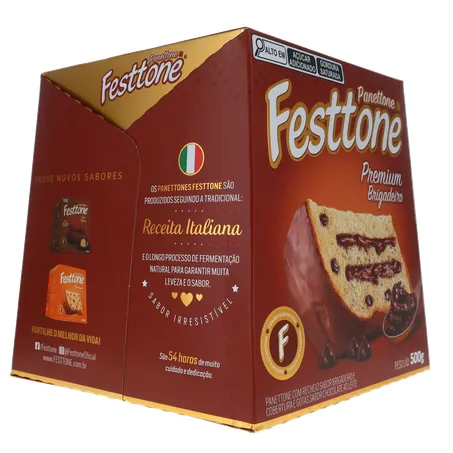 Panettone Festtone Trufado Brigadeiro 500G 360-31