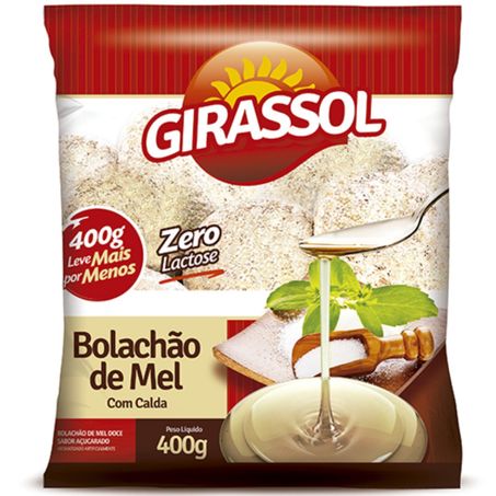 Biscoito de mel 400g girassol com calda de coco