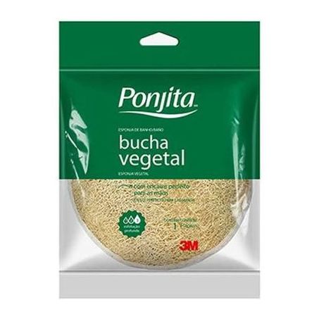 Esponja Vegetal Ponjita Natuarals Embalagem 1UN