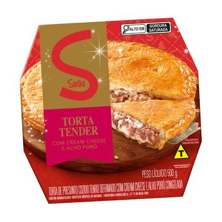SADIA TORTA TENDER C/CREAM CHEESE 500G