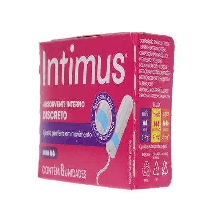 Absorvente Interno Intimus Mini C/ 8UN 360-6