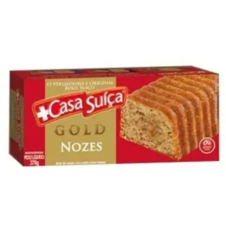 BOLO CASA SUICA GOLD NOZES 370G
