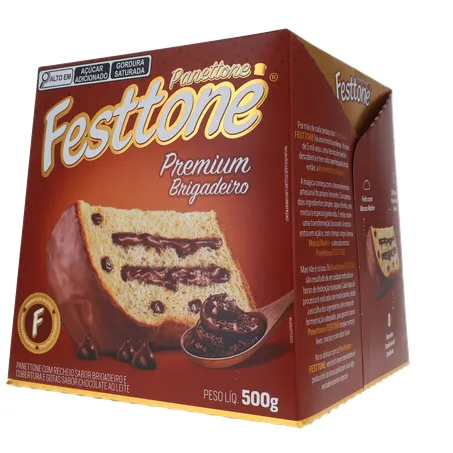 Panettone Festtone Trufado Brigadeiro 500G 360-3