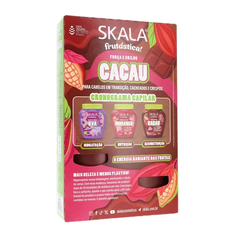 Kit Skala Cacau Cacau Shampoo 325ml Condicionador 200ml 
  360-16