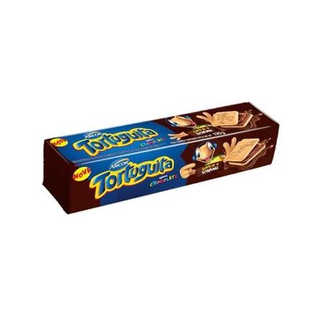BISCOITO RECHEADO TORTUGUITA CHOCOLATE 130G