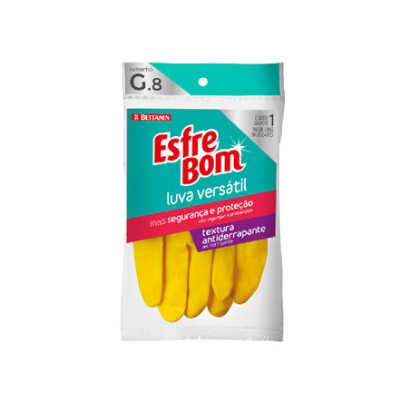 LUVA ESFREBOM VERSÁTIL LATEX G
