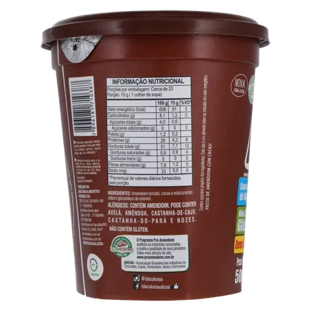 PASTA AMENDOIM AMENDO POWER CACAU 500G 360-24