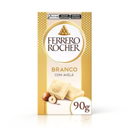 Chocolate Barra Ferrero Rocher Branco 90g