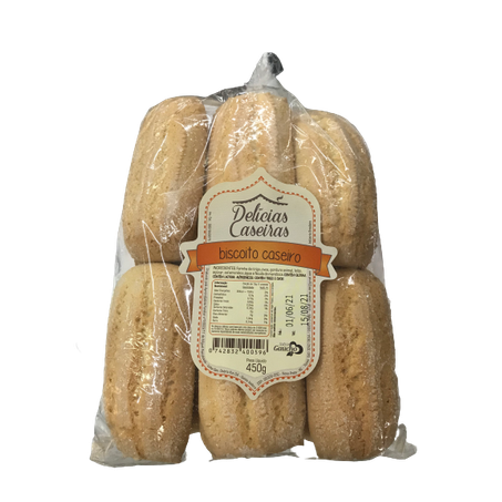 DELICIAS CASEIRAS BISCOITO CASEIRO 450G