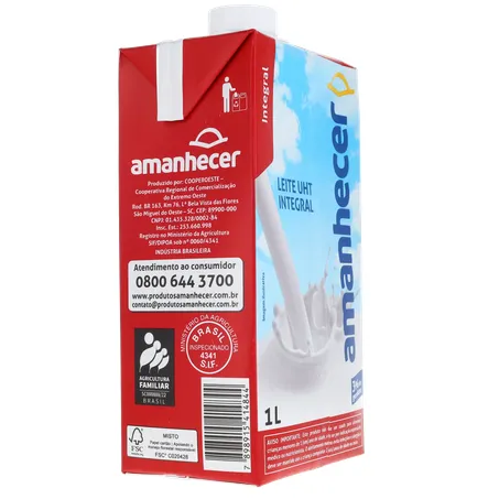 Leite Uht Amanhecer Integral 1l 
  360-12