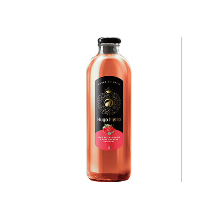 SUCO INTEGRAL HUGO PIETRO FRAMBOESA E UVAS BRANCAS GARRAFA 1L