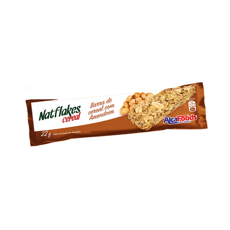 BARRA CEREAL ALCA FOODS AMENDOIM 22G